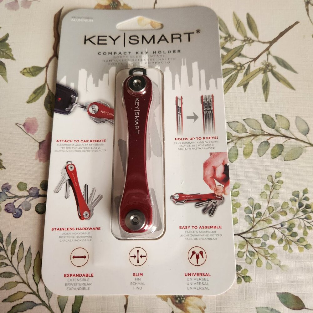 Keysmart - KeySmart Original Compact Key Holder - Holds Up to 8 Keys